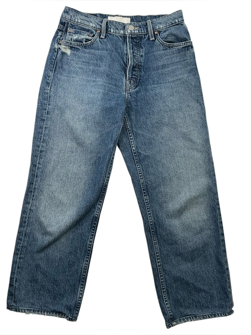 MOTHER The Thrasher Lightning Strikes Crop Jeans 26